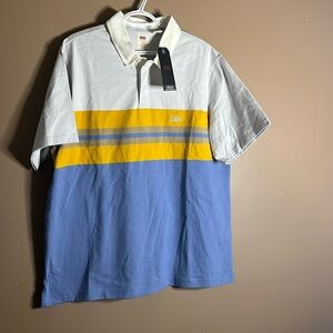 😄Relaxed fit NWT golf polo shirt collared cotton